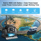 Fookoo Dual Magnetic Solar Wireless Backup Camera, 7" DVR Monitor with BSD HD 1080P Portable 2 Rear View Cameras Night Vision Waterproof for Truck Trailer Pickup RV Camper Trailer Tractor DTC702