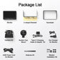 Fookoo Dual Magnetic Solar Wireless Backup Camera, 7" DVR Monitor with BSD HD 1080P Portable 2 Rear View Cameras Night Vision Waterproof for Truck Trailer Pickup RV Camper Trailer Tractor DTC702
