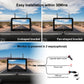 Fookoo HD 10" Wireless 4 RV Backup Camera System for Furrion Pre-Wired RV Truck Trailer, 10" IPS Monitor, 2 Side View 2 Rear View Cameras, Split Screen IR Night Vision Recording Waterproof - D10Y4