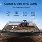 Fookoo 7" AHD 1080P Wired Backup Dual Camera System, Waterproof Vibration-Proof Rear View Cameras IR Night Vision for Tractor/Excavator/Harvester/Bulldozer/Crop Sprayer/Agricultural Equipment - DY702