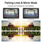 Fookoo 7" AHD 1080P Wired Backup Dual Camera System, Waterproof Vibration-Proof Rear View Cameras IR Night Vision for Tractor/Excavator/Harvester/Bulldozer/Crop Sprayer/Agricultural Equipment - DY702
