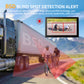 Fookoo AHD 1080P Wired 4 Backup Camera System, 10.1" Touchscreen Monitor Blind Spot Detection Vibration-Proof 10G Cameras for Tractor Trailer Excavator Skid Steer Harvester RV DVR MP3 MP5 Waterproof