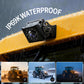 Fookoo AHD 1080P Wired 4 Backup Camera System, 10.1" Touchscreen Monitor Blind Spot Detection Vibration-Proof 10G Cameras for Tractor Trailer Excavator Skid Steer Harvester RV DVR MP3 MP5 Waterproof