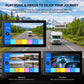 Fookoo AHD 1080P Wired 4 Backup Camera System, 10.1" Touchscreen Monitor Blind Spot Detection Vibration-Proof 10G Cameras for Tractor Trailer Excavator Skid Steer Harvester RV DVR MP3 MP5 Waterproof