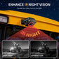 Fookoo AHD 1080P Wired 4 Backup Camera System, 10.1" Touchscreen Monitor Blind Spot Detection Vibration-Proof 10G Cameras for Tractor Trailer Excavator Skid Steer Harvester RV DVR MP3 MP5 Waterproof
