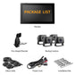 Fookoo AHD 1080P Wired 4 Backup Camera System, 10.1" Touchscreen Monitor Blind Spot Detection Vibration-Proof 10G Cameras for Tractor Trailer Excavator Skid Steer Harvester RV DVR MP3 MP5 Waterproof