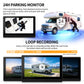 Fookoo 1080P AHD Wired Backup Camera System, 7" Touchscreen Monitor Blind Spot Detection 10G Vibration-Proof Rear Camera for Tractor Truck Excavator Caravan Skid Steer Harvester MP3 MP5 Waterproof DVR
