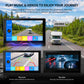Fookoo 1080P AHD Wired Backup Camera System, 7" Touchscreen Monitor Blind Spot Detection 10G Vibration-Proof Rear Camera for Tractor Truck Excavator Caravan Skid Steer Harvester MP3 MP5 Waterproof DVR
