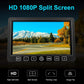 Fookoo 1080P Wireless Backup Camera System with Recording, 7" HD Split Screen Monitor with Touch Button IP69 Waterproof Rear View Camera Digital Signal Parking Lines for RV/Truck/Trailer/Van