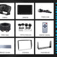 Fookoo Ⅱ HD 9" Backup Camera System Kit,9''1080P Reversing Monitor+IP69 Waterproof Rear View Camera,Sharp CCD Chip, 100% Not Wash Up,Truck/Trailer/Box Truck/RV (DY901-Wired)