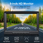 Fookoo 9" 1080P Wireless Backup Camera, Full/Dual/Quad Split Screen, IP69 Waterproof IR Lights Side&Rear Cameras, Parking Lines Assistance, Loop Recording for Heavy Vehicle Trailer RV Truck (DW903)