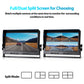 Fookoo Ⅱ 10" 1080P Wired Backup Camera System Kit,10" HD Quad Split Screen Monitor with Recording IP69 Waterproof Rear View Side View Camera Parking Lines for Truck/Semi-Trailer/Box Truck/RV(DY104)