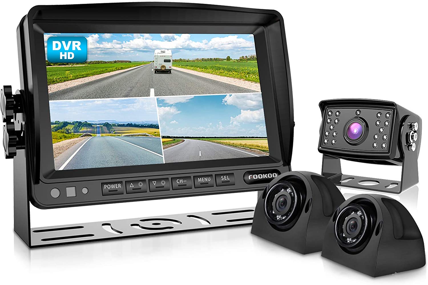 Front Back Camera Kit Wired Backup Camera Kit – Fookoo